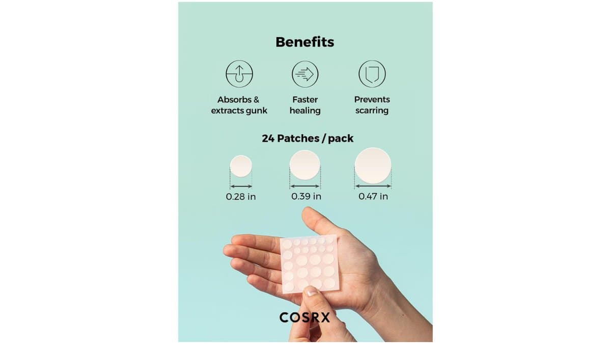 Cosrx - Acne Pimple Master Patch 24pc / აკნეს პლასტირები 24 ცალი alt