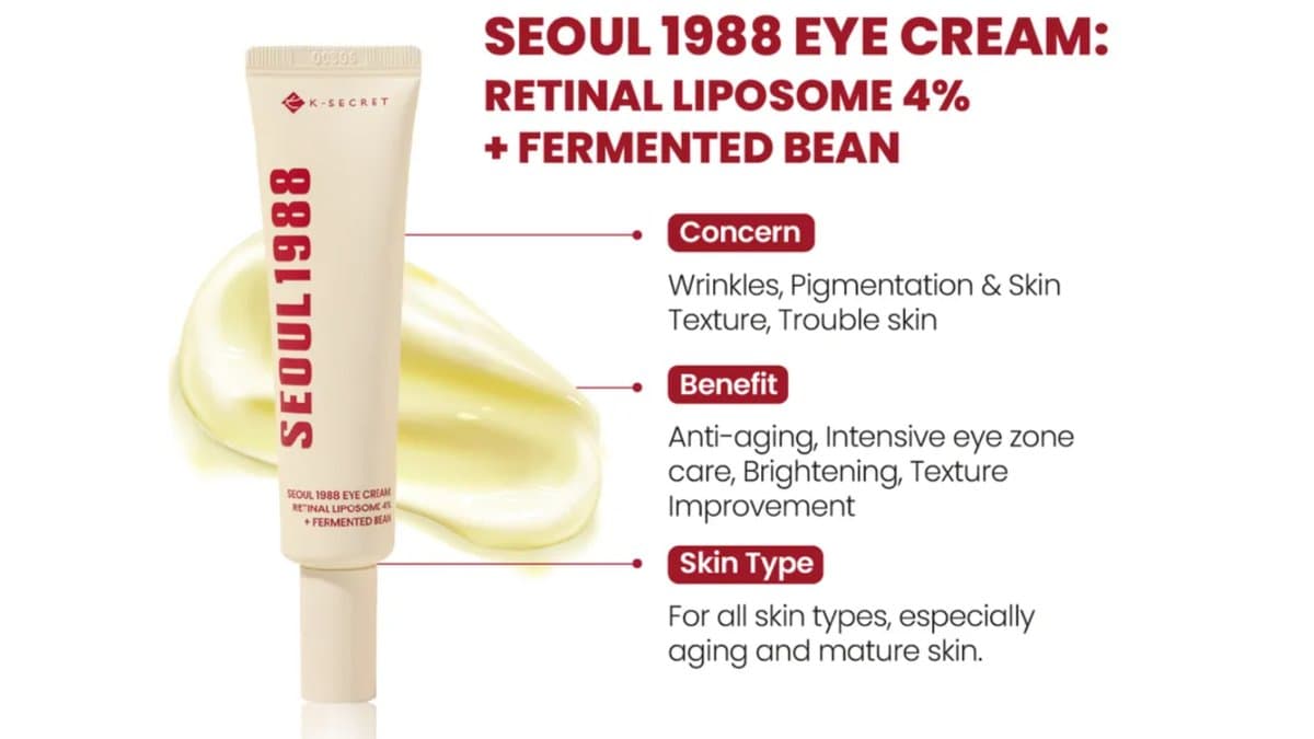 KSECRET SEOUL 1988 Eye Cream : Retinal Liposome 4% / თვალის კრემი რეტინალით alt