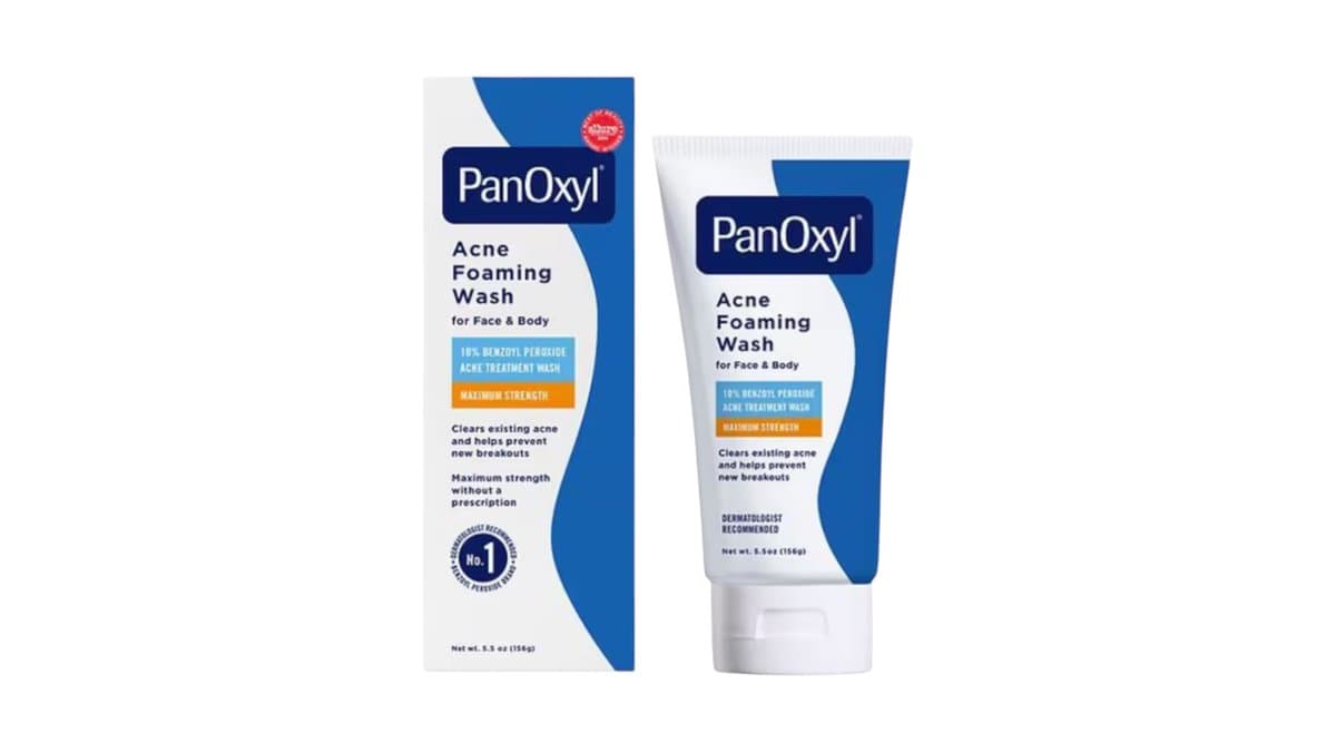 PanOxyl Acne Foaming Wash For Face & Body With 10% Benzoyl Peroxide  / 156g /  აკნეს სამკურნალო დასაბანი 10% ბენზოილ პეროქსიდით