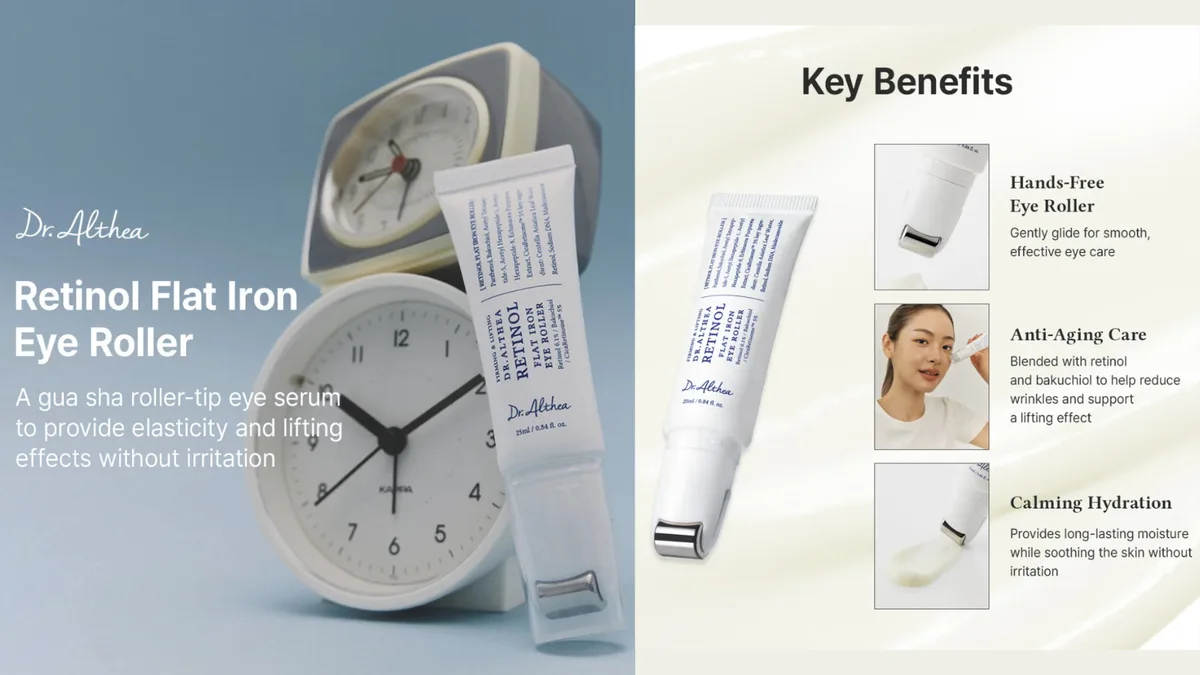 Dr.Althea - Retinol Flat Iron Eye Roller alt