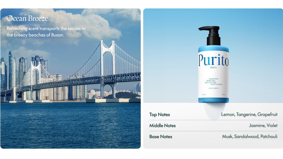 Purito SEOUL - Luminous Moisture Shea Butter Body Lotion  - Ocean Breeze  / 300ml alt