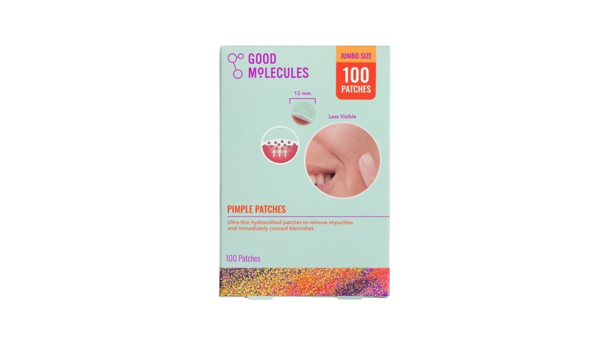 Good Molecules Pimple Patch  / 100 ea / ულტრა თხელი აკნეს პლასტირები
