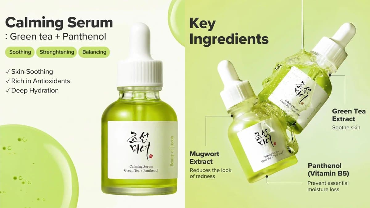 Beauty of Joseon - Calming Serum : Green tea + Panthenol  / 60ml alt