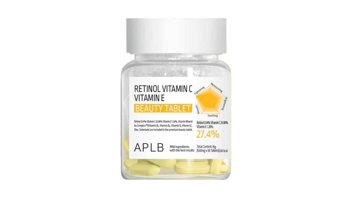 APLB - Retinol Vitamin C Vitamin E Beauty Tablet - 500mg  / 30 Tablets
