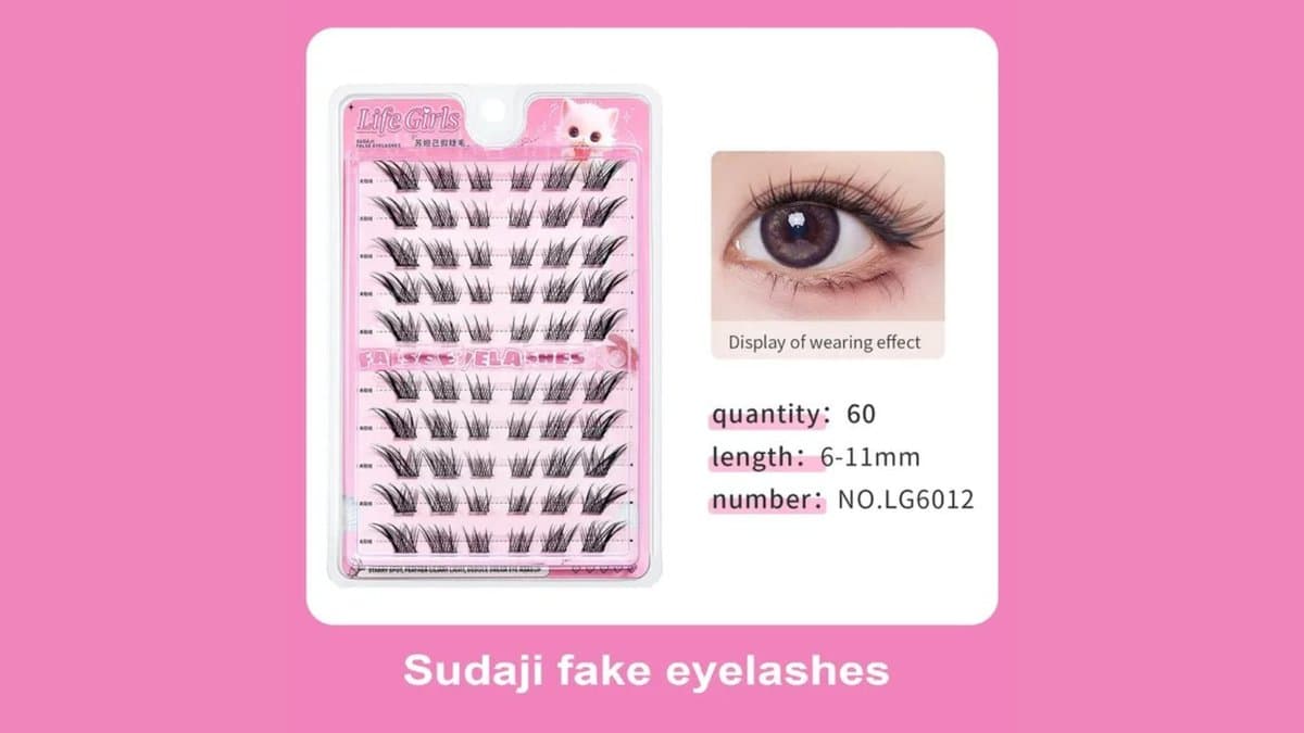 LuxeFlutter - Glue-free Multipack False Eyelashes Cluster - Sudaji