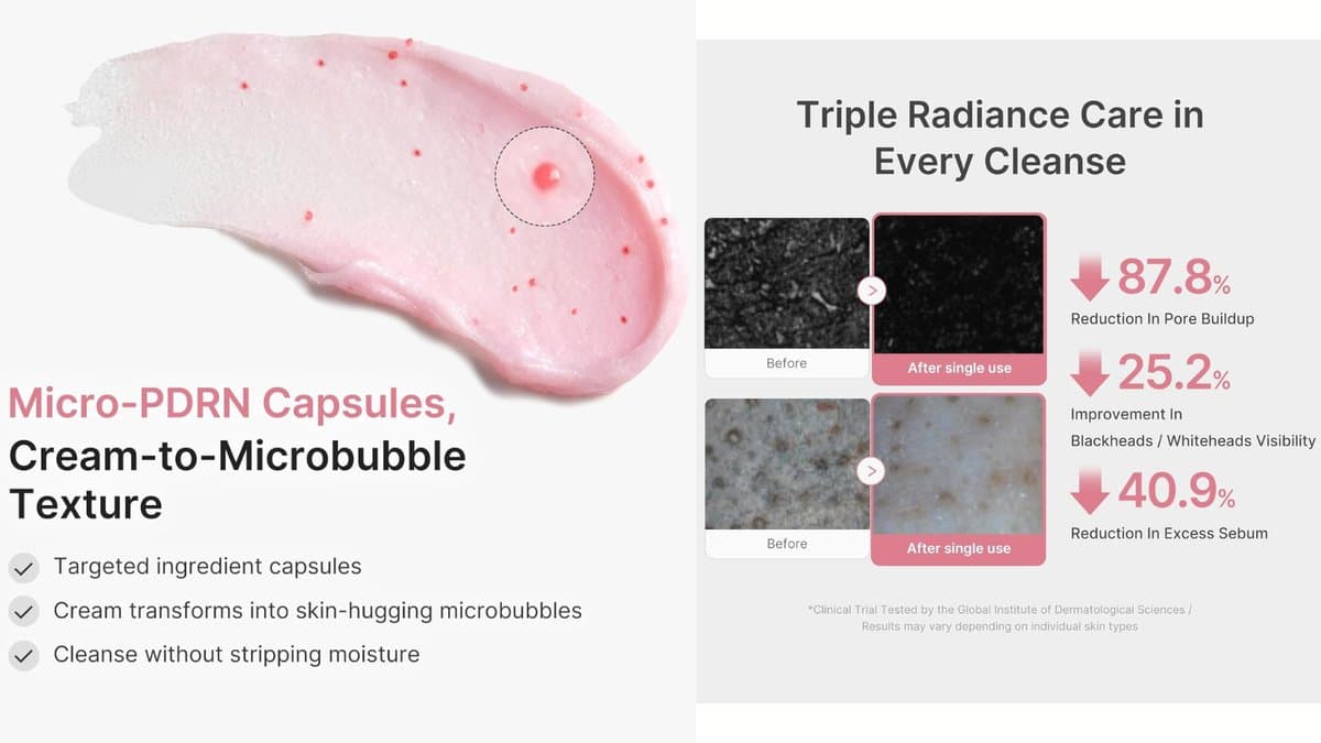 medicube - PDRN Pink Glutathione Capsule Foam Cleanser  / 120g alt