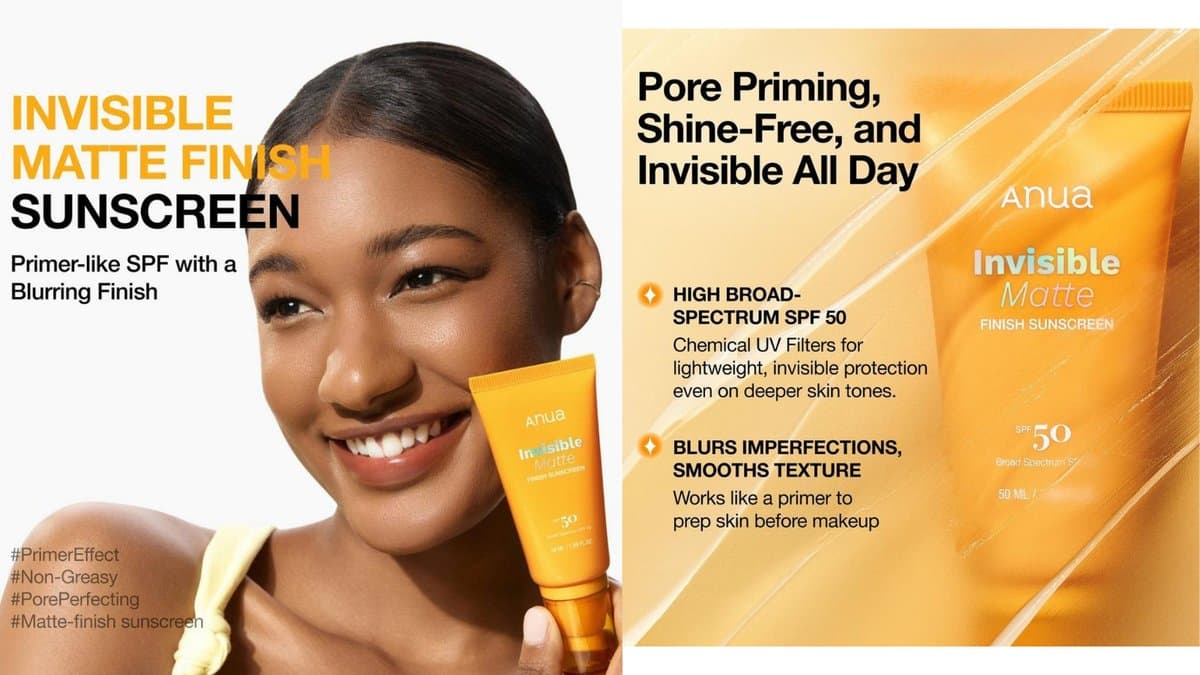 Anua - Invisible Matte Finish Sunscreen  / 50ml alt