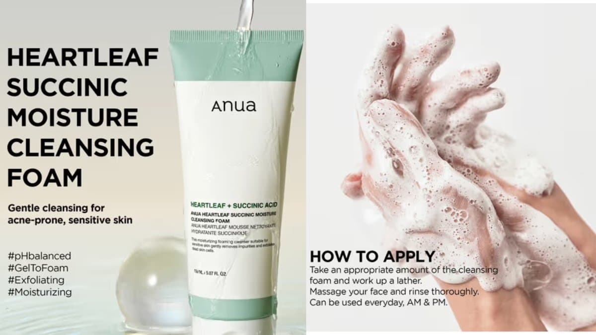 Anua - Heartleaf Succinic Moisture Cleansing Foam  / 150ml alt