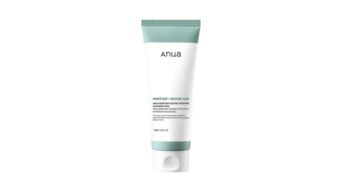 Anua - Heartleaf Succinic Moisture Cleansing Foam  / 150ml