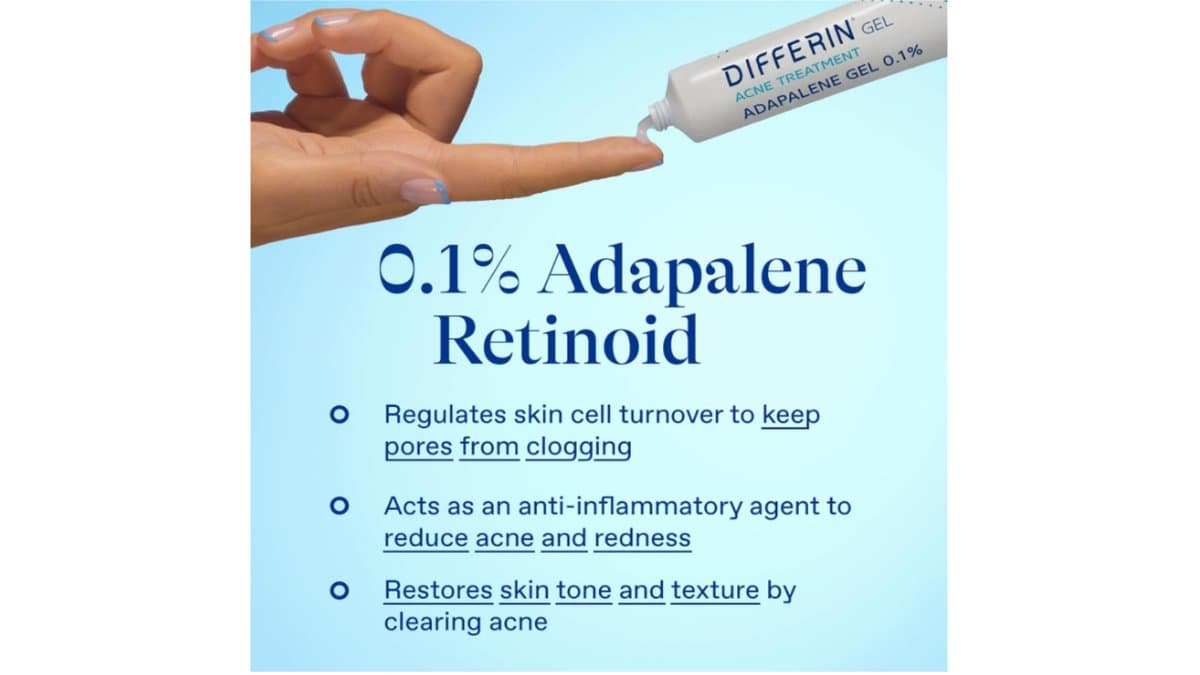 Differin Gel Adapalene 0.1% (45g) 3 Month Supply alt